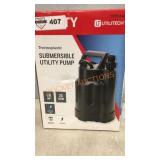 Utilitech Thermoplastic Submersible Utility Pump