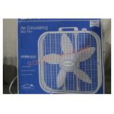 Circulating Box Fan 20"x 20 1/2"