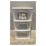 Sterilite 3 Drawer Cart