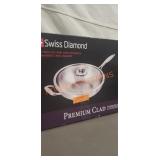 Swiss Diamond 5.8 Quart Wok with Lid
