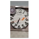 Sawyer 18" Shiplap Wall Clock
