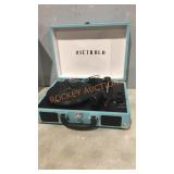 Victrola Suitcase Record Player & Matching Record