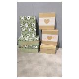 Small storage Boxes, Set of 6