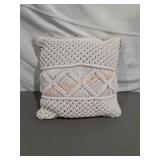 Lakeside Macrame 18in Pillow