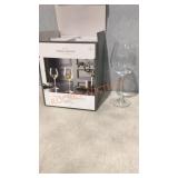 Threshold Crystal White Wine Glasses, Set of 3