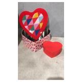 Box of Valentine Storage Tins