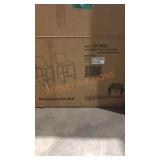 Set Of 2 Faux Leather Counter Stools