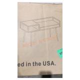 40" Metal & Wood Telephone Entry Bench