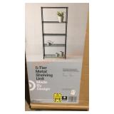 5-Tier Metal Shelving Unit