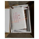 Hearth & Hand Upholstered Wooden Ottoman(oatmeal)