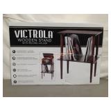 Victrola Wooden stand With Record Holder
