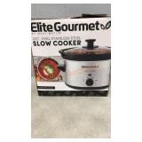 EliteGourmet 2qt Stainless Steel Slow Cooker
