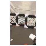 Madison Park 3pc Raised Canvases