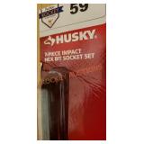 Husky 7-Piece Impact Hex Bit Socket Set