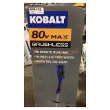 Kobalt 80v Cordless String Trimmer Kit