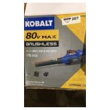 Kobalt 80v Cordless Blower Kit