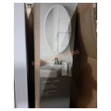 Allen & Roth Oval Beveled Medicine Cabinet