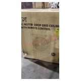 DC Motor Drop Grid Ceiling Fan