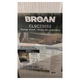 Broan 30" Stainless Steel Range Hood