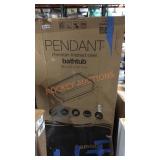 Pendant Porcelain-Finish Steel Bathtub