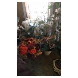 Artificial Flower Lot, set of 3 large