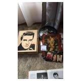 Elvis Picture and Clock Lot