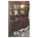 China Cabinet with Dishes