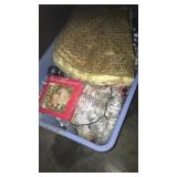 Tub Of Miscellaneous Xmas Decor