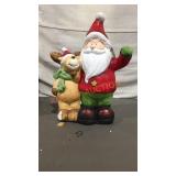 National Tree Company 16" Santa and Reindeer