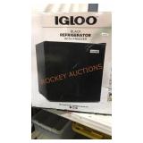 Igloo Black Refrigerator with Freezer, 1.6 cu ft