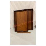 Wood Folding  Desk Trays