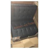 Fabric Couch Sectional piece, 35" wide, black