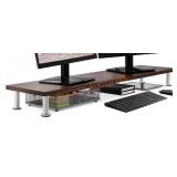 Dual Monitor Stand for Computer Screens