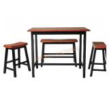4 Piece Counter Height Table Set