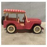Tonka Pink Metal Jeep