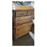 Chest on Chest Dresser with Mirror