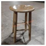 17" Tall Wooden Stool