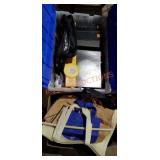 Box Lot Of Kodak Slide Carousels And Tote Bags