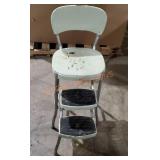 Vintage Metal Step Stool