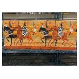 Pair Of Fabric Wall Art