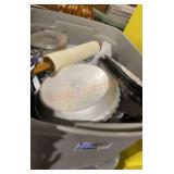 Miscellaneous Kitchen Items With Tote