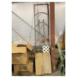 Outdoor Trellis & 4 Boxes Garden Lattice Border