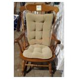 Maple Rocker With Chair Pads
