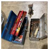 Pair Tool Boxes & Vise