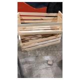 Wooden Bins, 27" wide