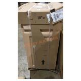 15" Unfinished Base Cabinet