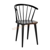 Safavieh Blanchard Black Wood Dining Chair