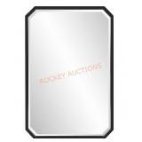 Black Octagonal Mirror