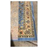 Kashan Collection Carpet, Light Blue