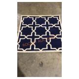 Safavieh Designer Carpet, Chatham Dark Blue/White